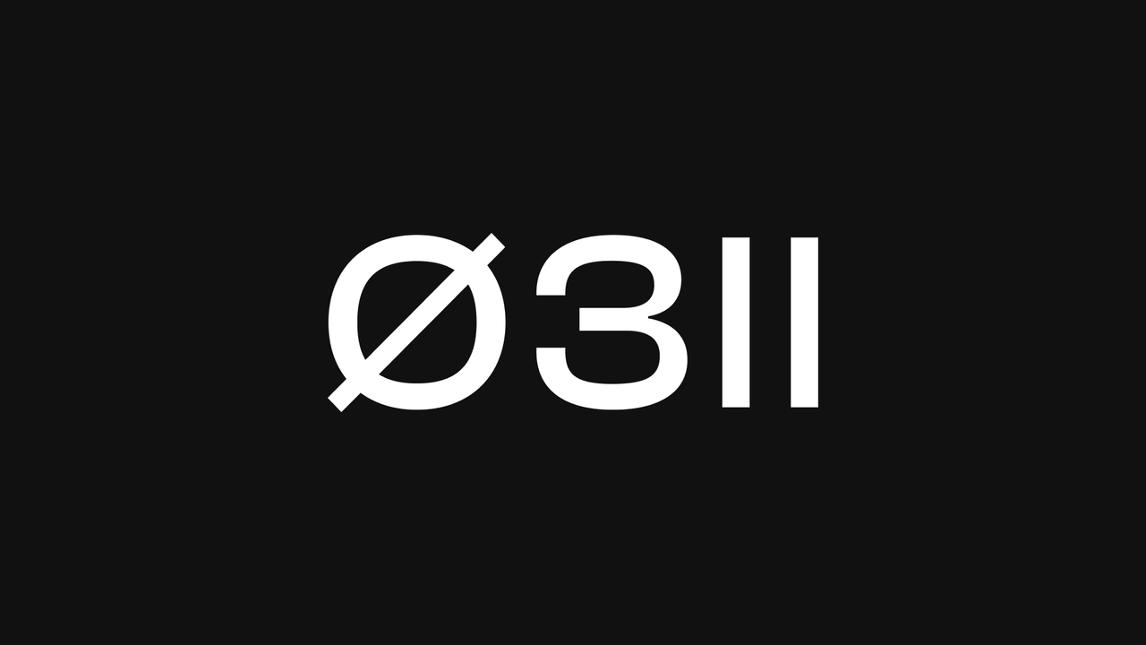 The string Ø3II cycling through different typefaces
